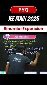Binomial Expansion PYQ 2025 📐 Solve tricky questions fast! #JEEMain2026 #JEEadvanced #NEET2026