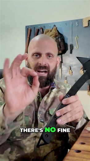 Tomahawk Review: Sharp Edges & Poor Bushcraft Tool! #shorts