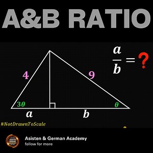 51K views · 712 reactions | RATIO OF A AND B #maths | Asisten and German Academy | Facebook