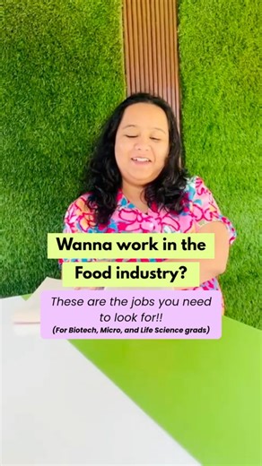 Biotechnologist 👩🏻‍🔬 on Instagram: "Interested in the food industry? 🧐 These are the jobs that you need to eye on 🥰✍🏻 . . . . . . . . (Biotechlogy research microbiology life science students graduates post graduates jobs internships food industry jobs jobs for freshers jobs for internships)"