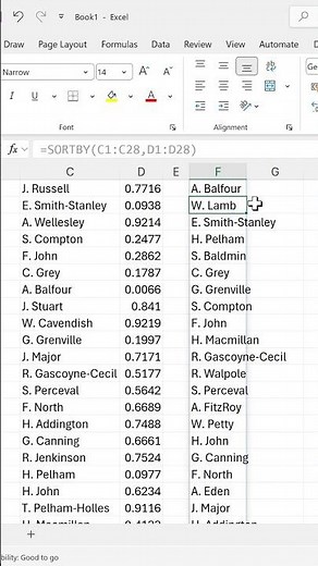Get a random subgroup in Excel