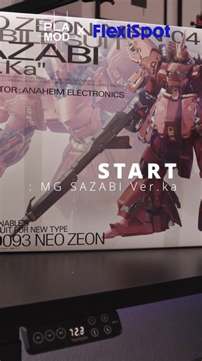 [MG Sazabi Ver.Ka #1 – New FlexiSpot Workspace Setup!] Welcome to the first episode of the MG Sazabi Ver.Ka Short Series! Before starting the build, we’re refreshing the entire workspace with a new FlexiSpot desk setup. A clean and organized workspace makes the whole Gunpla process smoother and way more enjoyable— perfect for tackling a masterpiece like the Sazabi Ver.Ka! Stay tuned for part 2 as we begin unboxing and checking the runners! #MGSazabi #VerKa #Sazabi #Gunpla #ガンプラ #サザビー #FlexiSpot 