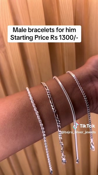 Trendy Silver Jewelry & Male Bracelets in Nepal