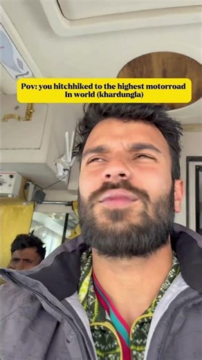 Hitchhiking khardungla highest motor road in world #kashmir #travel