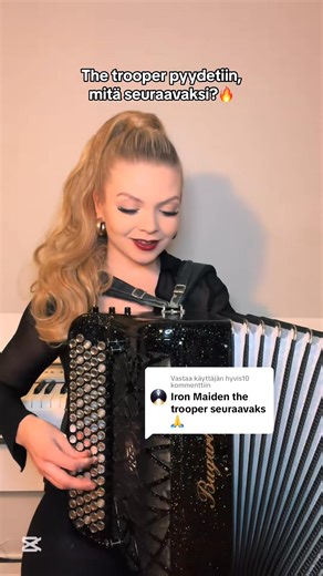 Iron Maiden - The Trooper (Accordion cover by Janina Suihkola) | Metal Covers Community