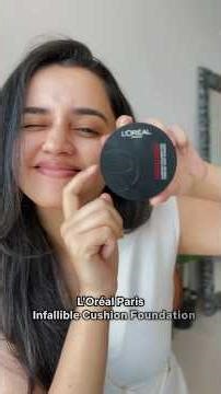 #AD I think L’Oréal Paris Infallible Cushion Foundation might actually be my new favourite 🙂‍↕️🤌🏻