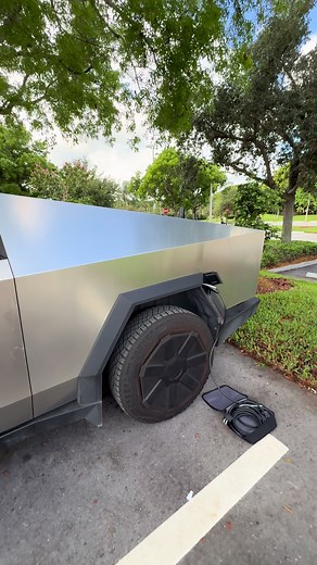 Tesla Cybertruck electric vehicle check — quick malfunction glance