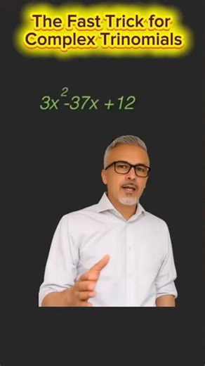 Stop Decomposing! Factor Complex Trinomials Fast #Factoring #ComplexTrinomials #Algebra #MathShorts