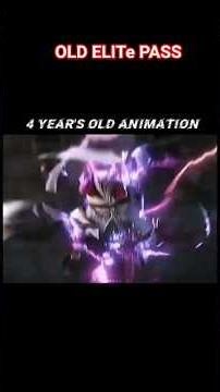 OLD ELITE PASS🍷🗿4 Year's Old Animation 🥺 || #freefire #old #animation #foryou #foryoupage