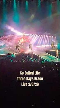 Three Days Grace - So Called Life (Live 3/8/26 @nationwide Arena) #live #fyp #threedaysgrace