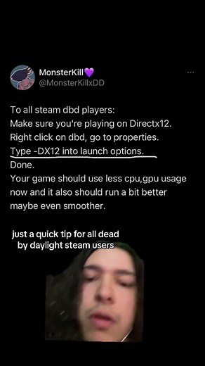 Having issues running Dead By Daylight on Steam after the update? Maybe this can help! (Consoles 1) Shout out to MonsterKill! #dbdtips #deadbydaylighttips #dbd #deadbydaylight #doubleRR2 #dbdupdate #greenscreenvideo #greenscreen