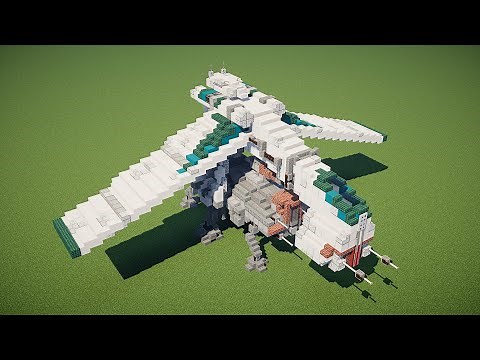 Minecraft LAAT Dropship/Carrier Tutorial 1:1 scale [Star Wars]