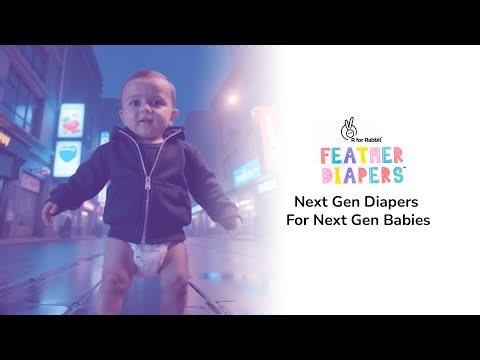 Next-Gen Diaper for the Next-Gen Baby | R For Rabbit Feather Diaper
