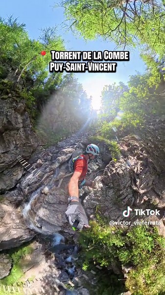 En via ferrata 🧗🏻, la découverte d'un lieu, d'un paysage, d'un site historique ou autre est tout autant important voir plus que la difficulté. Enfin je trouve en tout cas. 💡J'ai mis des filtres selon le type de décors sur les via ferrata 🇫🇷 dans la carte interactive (franceviaferrata.fr 🔎) Tu penses pareil ou tu préfères ne pas aller sur certains parcours si c'est trop facile pour toi, quitte à ne pas découvrir un magnifique lieu ? 📍Via ferrata du Torrent de la Combe au Puy-Saint-Vincent 