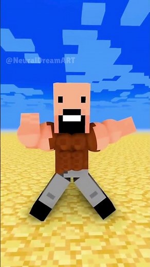 HELP Herobrine To Become HUNK Challenge #minecraft