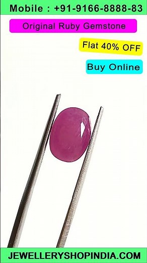 Natural Ruby Gemstone #rubystones