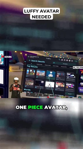 Streamer needs a Luffy avatar ASAP in VR Chat! Any One Piece fans got a hook up? 🙏 #Ishowspeed #funnymoments #Comedy #Viral #VRChat #OnePiece #Luffy #Anime