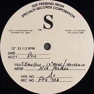 Nia Peeples - I Know How