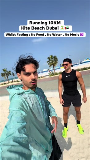 Running 5-10KM everyday at Kite Beach , Dubai 🇦🇪 🏝️, at 8AM-12PM . Monday to Sunday . #fyp #running #marathon #ramadan #dubai
