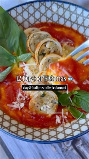 Italian Stuffed Calamari #seafoodrecipes #recipe #seafoodrecipe #easyrecipe