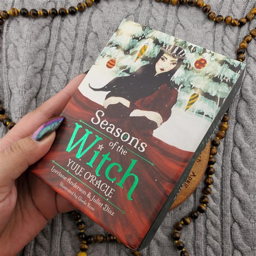 Oracle de Noël Les Saisons de la sorcière par Lorriane Anderson et Juliet Diaz, jeu de 44 cartes Oracle avec guide et boîte - OCCASION - Etsy France