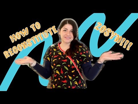 How to Reconstitute Zosyn in Under a Minute!