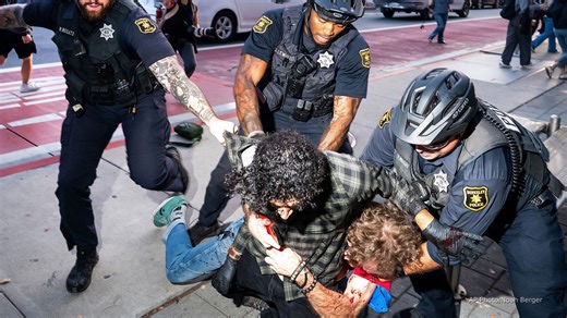 Turning Point USA event met with protests, arrests at UC Berkeley