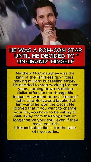 Matthew McConaughey The Letter to the Future