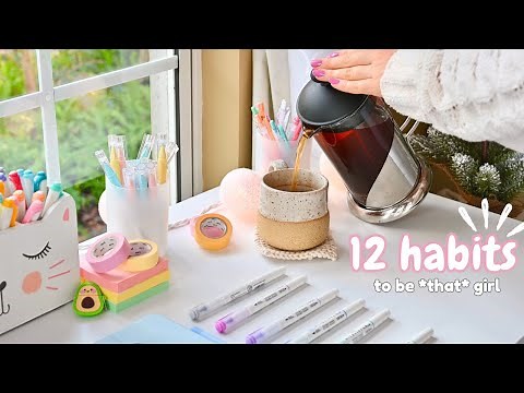 12 simple habits you NEED to exit your *lazy girl era* ✨