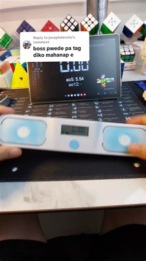 Replying to @josephdesotoGAN TIMERS. if gusto nyo nacoconnect sa CsTimer by bluetooth #cstimer #gantimer #ganhalo #speedcubing #cube