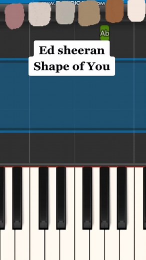 【piano tutoral】Shape of You/Ed Sheeran#ピアノ初心者 #簡単ピアノ #pianotutorial #エドシーラン#shapeofyou#edsheeren #edsheerancovers