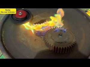 Intense DIY Beyblade Battle With Flame Effects - Epic Homemade Beyblade Battle With Gears