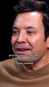 all of the impressions jimmy fallon did on hot ones 👏 | Hot Ones