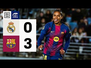 Real Madrid vs FC Barcelona (0-3) | Resumen y goles | Highlights Liga F