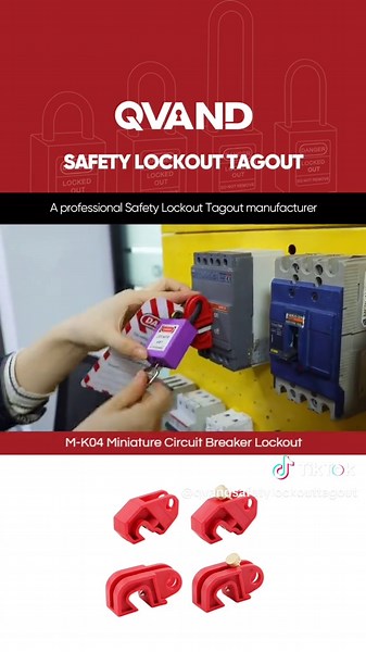 M-K04 Miniature Circuit Breaker Lockout for Safety