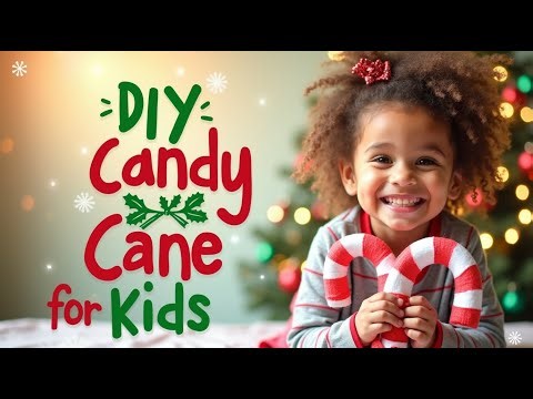 DIY Candy Cane Craft for Kids | Easy Christmas Decoration Idea by Rehansi
