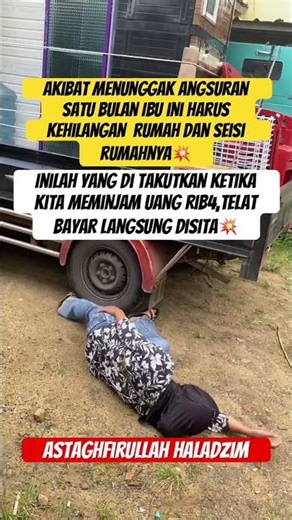 ⚫️akibat pinjam uang rib4#viral