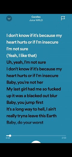 Juice Wrld Candles Song Lyrics | Sped Up Version