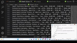 Javascript XLSX.js Example to Export All Sheets of Excel File and Download it as CSV File in Browser
