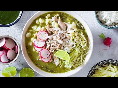 Chicken Pozole Verde | EASY RECIPE