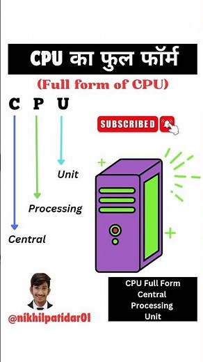 What Does 'CPU' Actually Mean