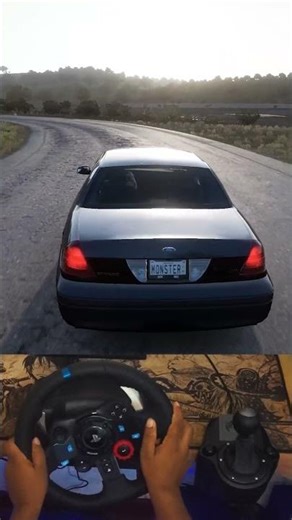 Ford Crown Victoria Police TAKING BENDS 🚓 Logitech G29