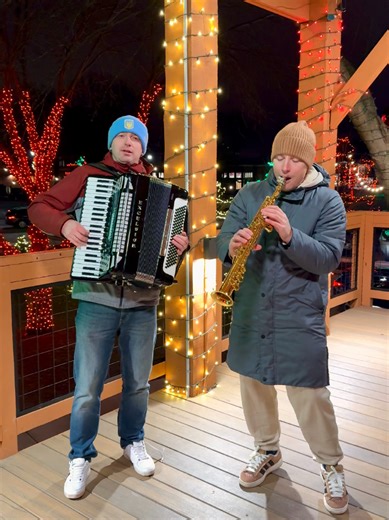 #колядки #accordeon #saxophone #добрийвечір @saxartman_