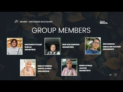 BIO464 – PROCESSES IN ECOLOGY | FIELD TRIP AT TAMAN BOTANI NEGARA SHAH ALAM