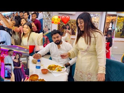 Somesh आया mere sath engagement function main 🙈❤️| cute sana |