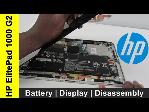 HP ElitePad 1000 G2 Battery Replacement | HSTNN-C78C | Disassembly | Upgrade | AO02XL Battery