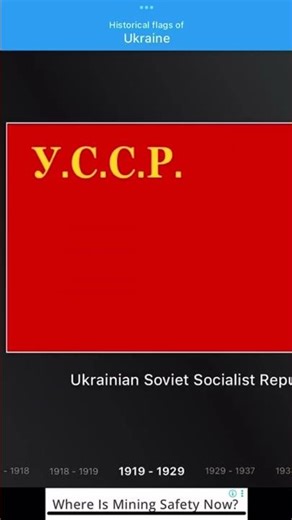 Ukraine Flag History