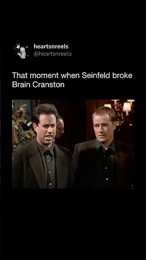 Seinfeld Broke Bryan Cranston On Set 😂