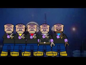 Lego Mighty Morphin Alien Rangers All Team Morph