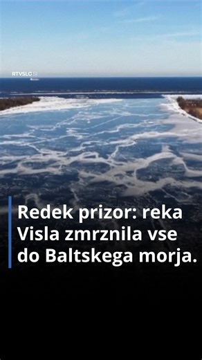 Večtedenski hud mraz je na Poljskem povzročil, da je reka Visla zmrznila vse do svojega ustja v Baltsko morje, kar je zelo redek pojav. Nizke temperature, ki so padle do –11 °C in naj bi se še znižale do –15 °C, skupaj z nizko slanostjo Baltskega morja omogočajo nastanek ledu tudi na obali. Zimske nevihte in morski valovi na ustju lomijo rečni led, pri čemer se veliki ledeni bloki lomijo in odnašajo v morje. Zaradi izjemno ostrih razmer so morali na rekah Visla in Odra celo začasno prekiniti led
